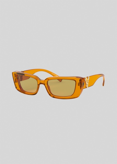 Versace Virtus Rectangular Solglasögon Dam - 931652UOT